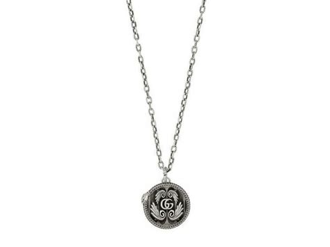 collana in argento gucci con pendente trifoglio|Collane Argento Eleganti .